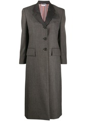 Thom Browne wide lapel wool overcoat
