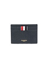 Thom Browne 4-Bar stripe leather cardholder