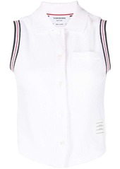 Thom Browne sleeveless polo shirt