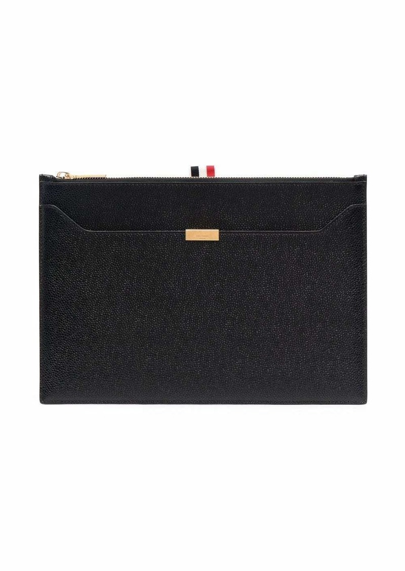 Thom Browne small zipped clutch