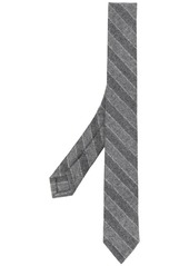 Thom Browne tonal ground chalk stripe tie
