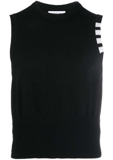 Thom Browne stripe-detail knit vest
