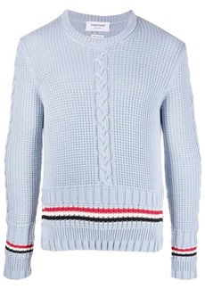 Thom Browne RWB-stripe wool jumper