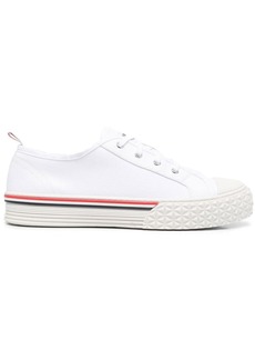 Thom Browne stripe-trim lace-up sneakers