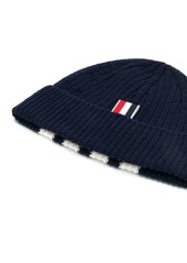 Thom Browne striped beanie