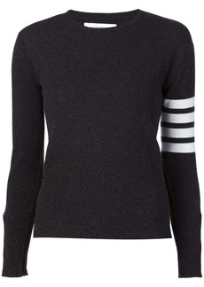 Thom Browne striped sleeve sweater