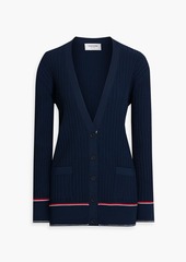 Thom Browne - Cable-knit cardigan - Blue - IT 38