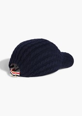 Thom Browne - Cable-knit merino wool baseball cap - Blue - S