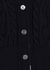 Thom Browne - Cable-knit wool cardigan - Blue - IT 36