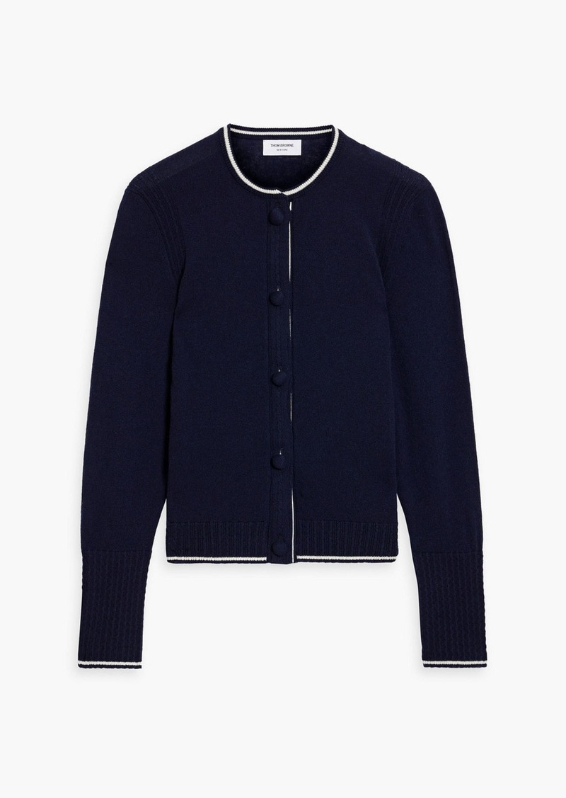 Thom Browne - Cashmere cardigan - Blue - IT 38