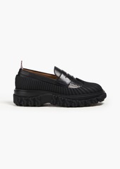 Thom Browne - Leather and rubber loafers - Black - EU 38
