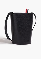 Thom Browne - Pebbled-leather bucket bag - Black - OneSize