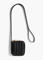 Thom Browne - Pebbled-leather coin purse - Black - OneSize