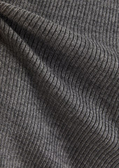 Thom Browne - Ribbed wool-blend sweater - Gray - IT 42