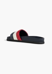Thom Browne - Striped quilted shell slides - Blue - US 8