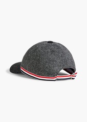 Thom Browne - Striped wool baseball cap - Gray - S