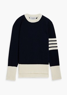 Thom Browne - Striped wool sweater - Blue - IT 42
