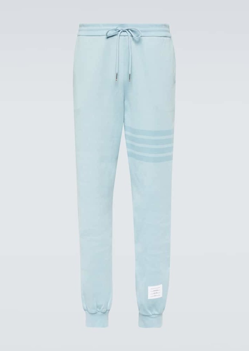 Thom Browne 4-Bar cotton jersey sweatpants