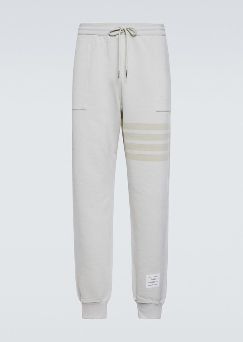 Thom Browne 4-Bar cotton sweatpants