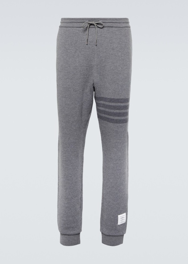 Thom Browne 4-Bar wool-blend sweatpants