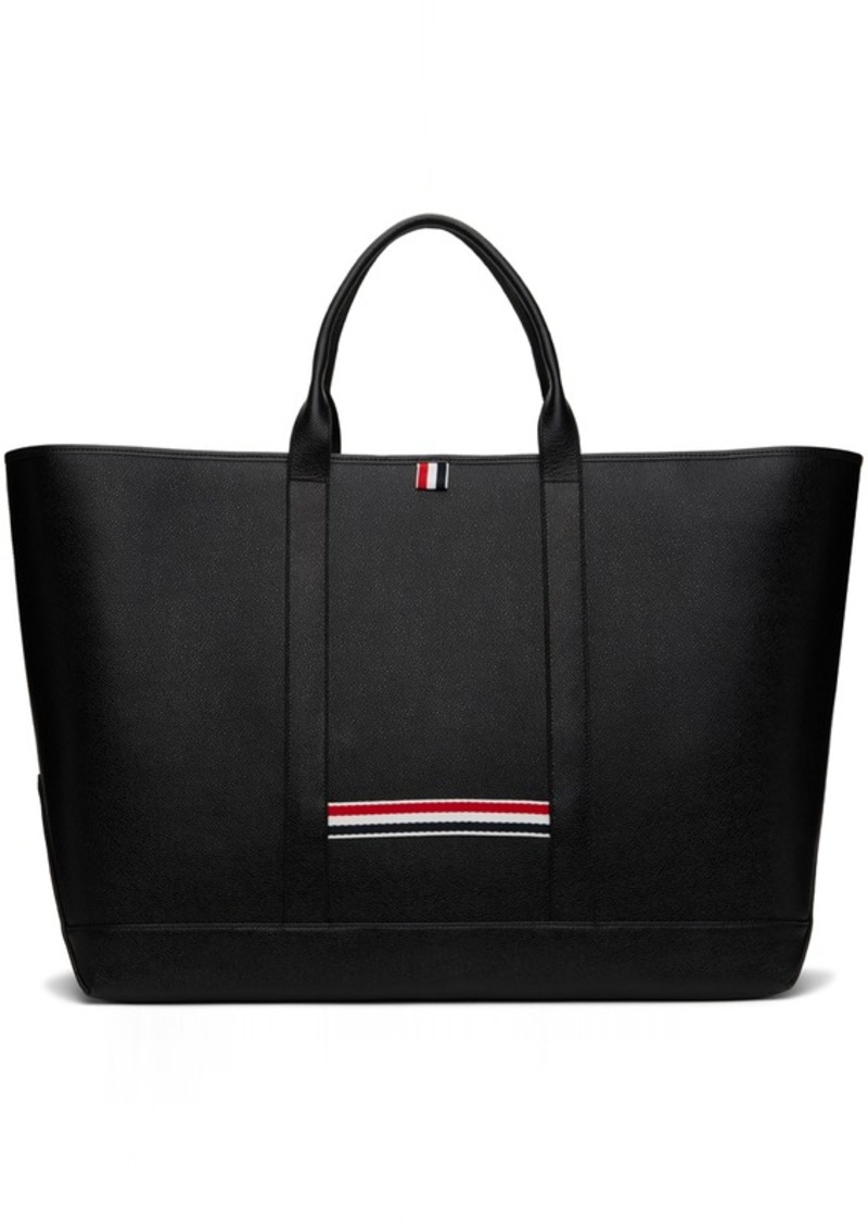 Thom Browne Black Oversized Tool Tote