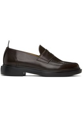 Thom Browne Brown Classic Penny Loafers