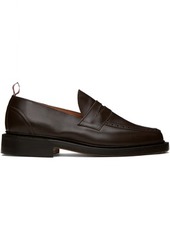 Thom Browne Brown Classic Penny Loafers