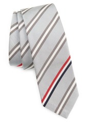 Thom Browne Classic Silk Blend Tie in Medium Grey at Nordstrom