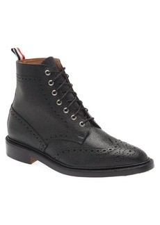 Thom Browne Classic Wingtip Lace-Up Boot