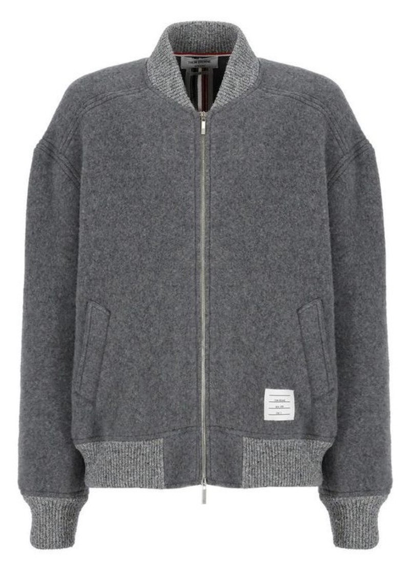 Thom Browne Coats Grey