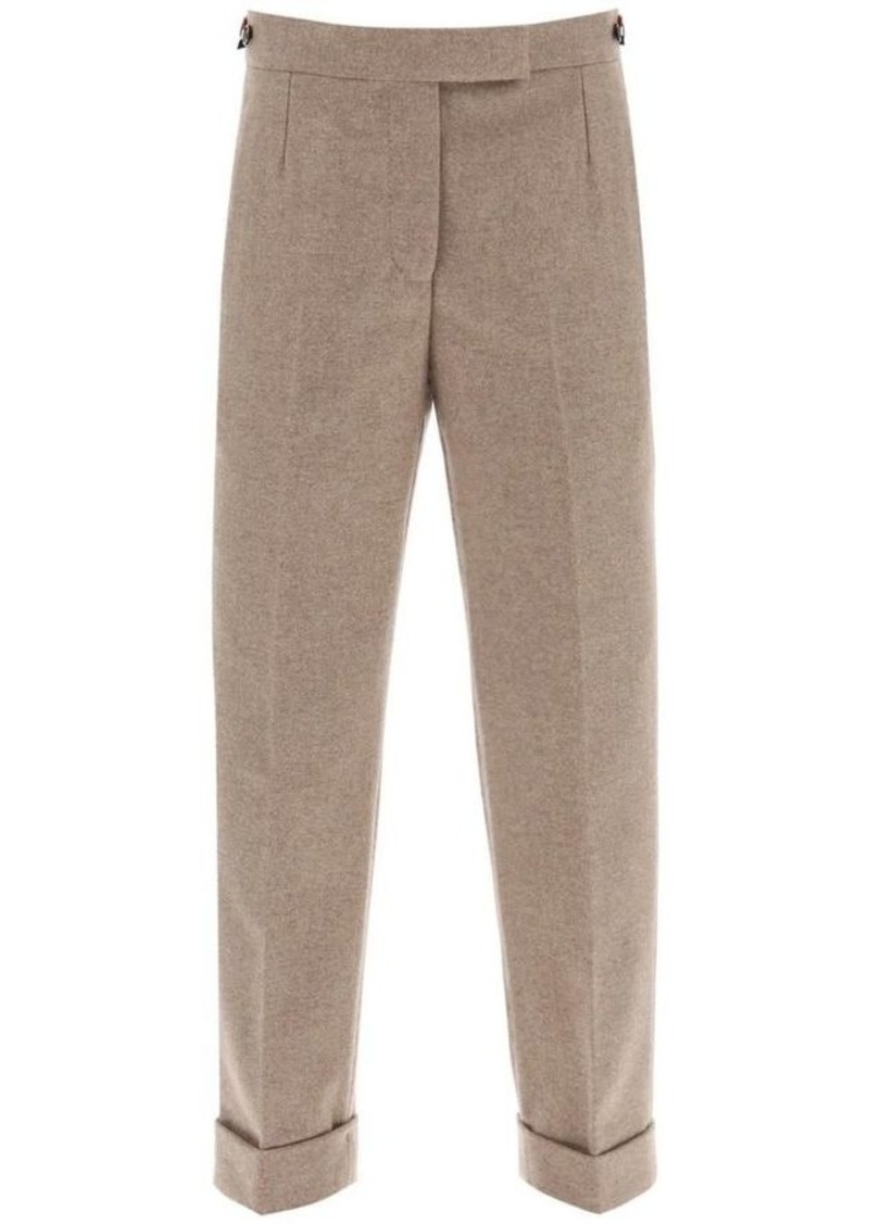 Thom browne cropped wool-flannel pants