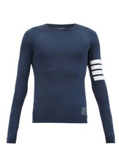 Thom Browne Four-bar technical-jersey compression T-shirt