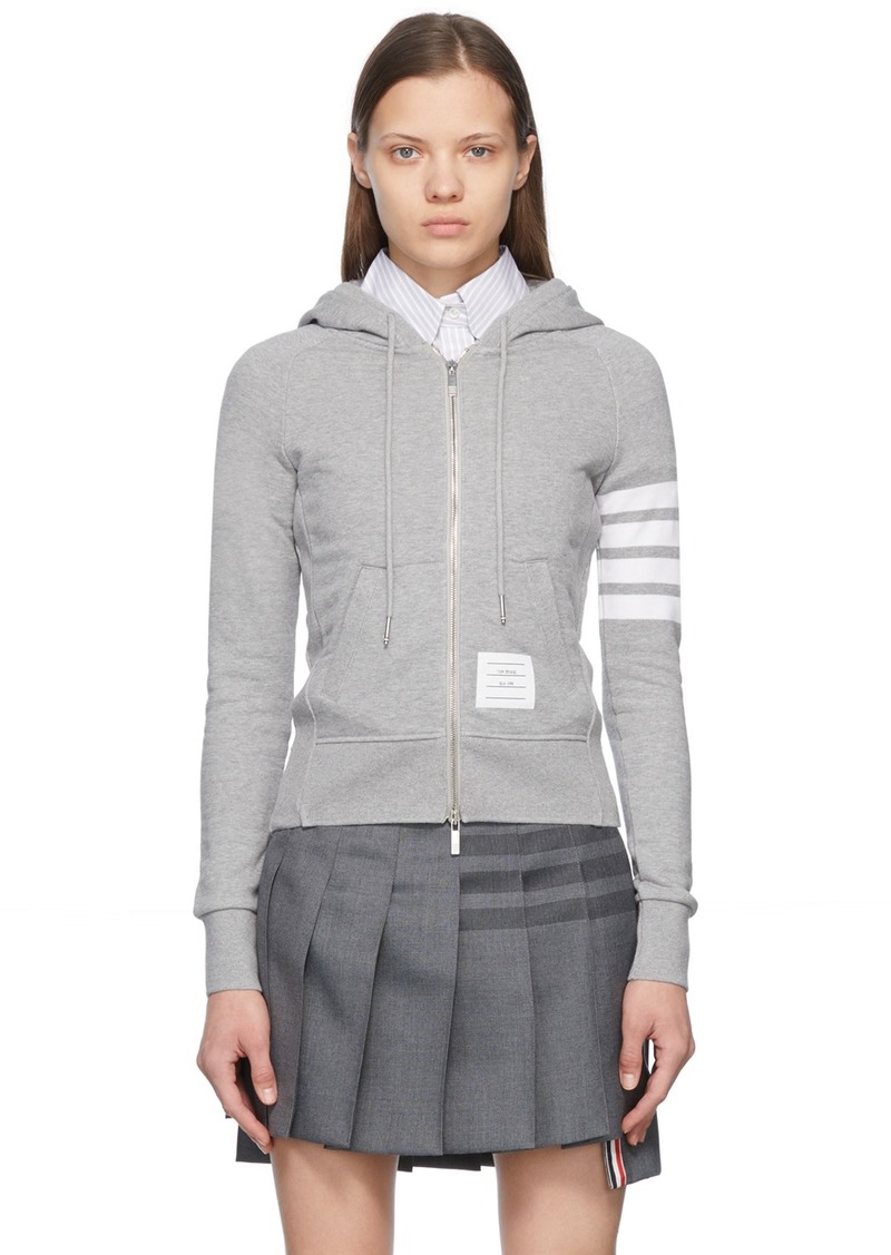 Thom Browne Grey Classic Hoodie