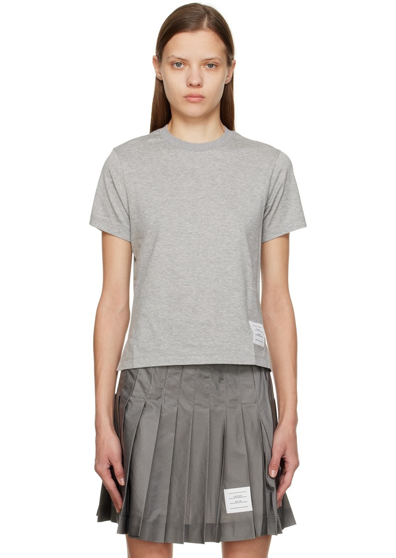 Thom Browne Grey Relaxed T-Shirt