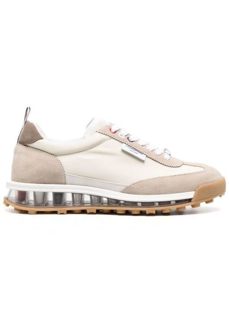 THOM BROWNE Leather sneakers