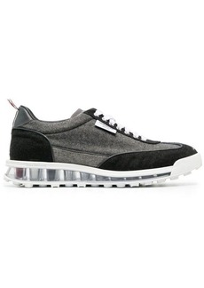 THOM BROWNE Leather sneakers