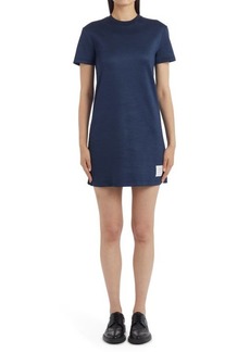 Thom Browne Marled Shift Knit Minidress Dress in Navy at Nordstrom