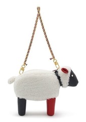 THOM BROWNE MULTICOLOUR LETTER SHEEP SHOULDER BAG