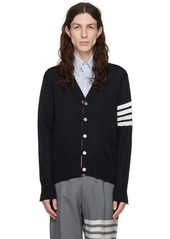 Thom Browne Navy 4-Bar Cardigan