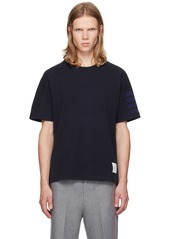 Thom Browne Navy 4-Bar T-Shirt