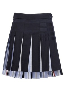 THOM BROWNE 'RWB' pleated skirt