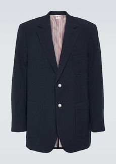 Thom Browne Seersucker wool blazer