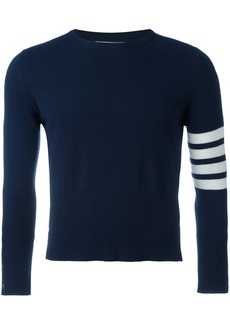 Thom Browne 4-Bar Short Cashmere Pullover