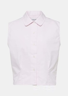 Thom Browne Sleeveless cotton shirt