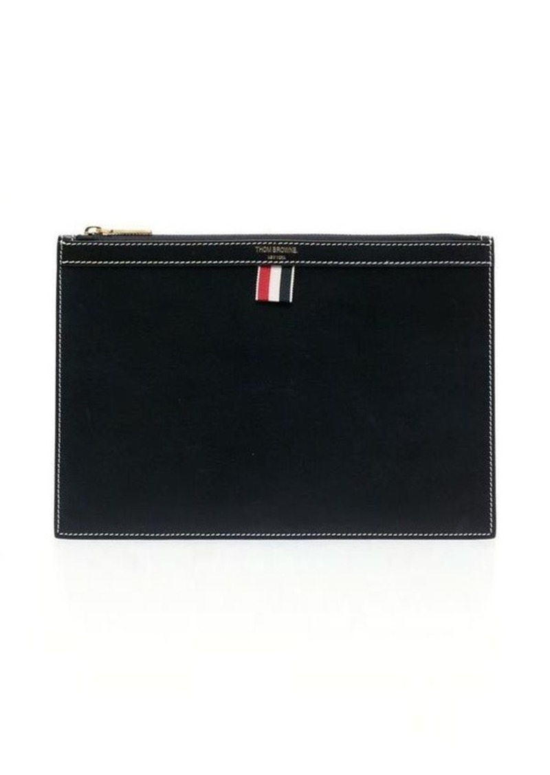 THOM BROWNE Smalle leather document case