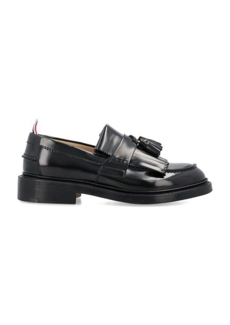 THOM BROWNE Tassel loafer in calf leather