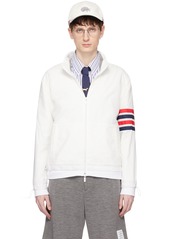 Thom Browne White 4-Bar Jacket