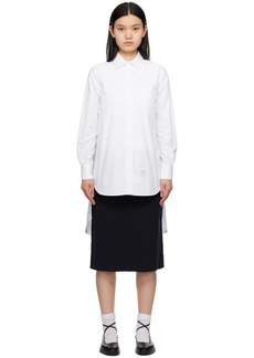 Thom Browne White Twisted Shirt