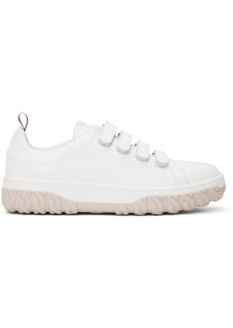 Thom Browne White Velcro Sneaker