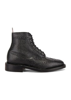 Thom Browne Wingtip Leather Boots